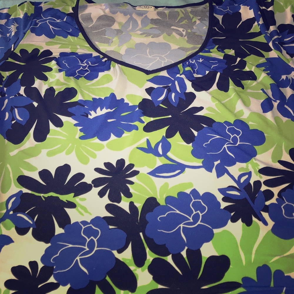 Colorful Plus Size Cato Top